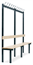Bild 2 Garderobstativ, 1 sidig, Furu