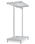 2-sidig Garderobstativ, 105