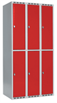 Skåp delad dörr, 2 fack i höjd, B900